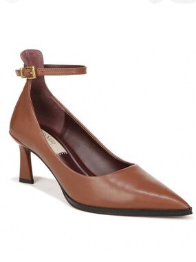 FRANCO SARTO  Danielle Ankle Strap Pointed Toe  Pumps Brown Size 9